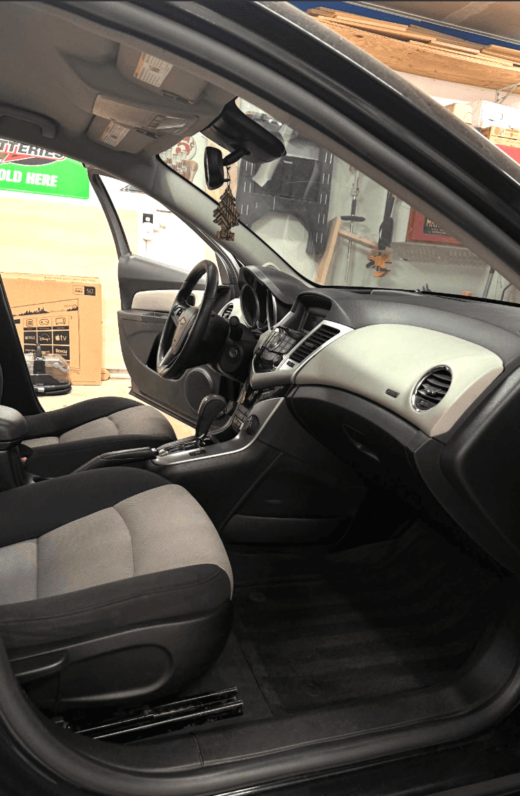 Sedan interior — after
